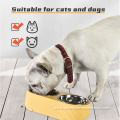 2 In 1 Pet Slow Feeding Bowl Steel Double Bowls Pet Combination Food Water Bowl